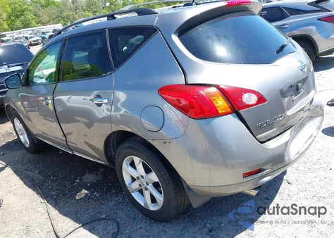 2009 Nissan Murano Sl из США, поврежденный, VIN JN8AZ18U39W005022